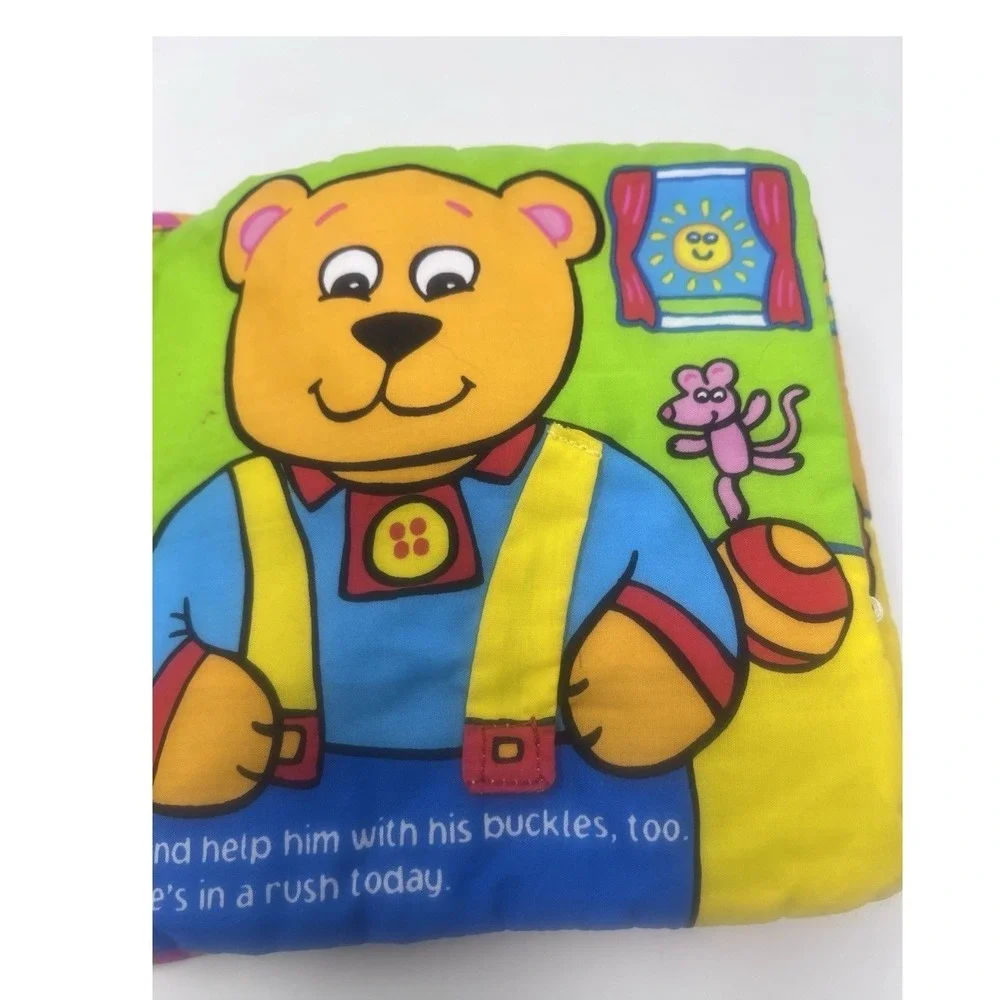Lamaze Let's Get Dressed Infant Development System Cloth Hands On Book